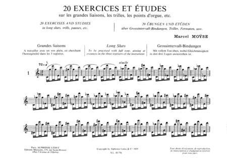 20 Exercices Et Etudes Pour Flute